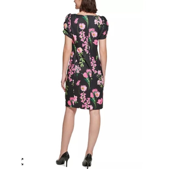Karl Lagerfeld Black Floral Dress - Picture 6 of 15